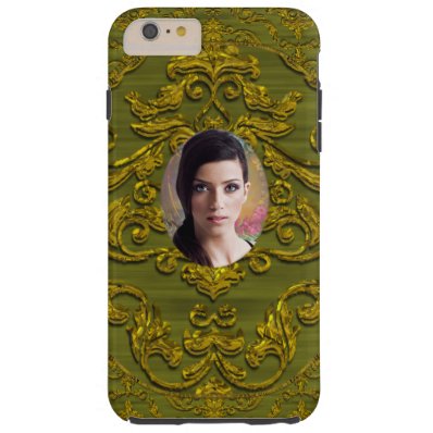 Add Your Photo Damask Chic Plus Tough iPhone 6 Plus Case