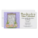 ADD YOUR PHOTO - Easter Egg Cookies Personalized Photo Card