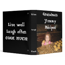 Add your photo Recipe Binder Grandma Yummy Recipes by Gigglesandgrins Add your photo Recipe Binder Grandma Yummy Recipes