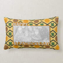 ADD YOUR PHOTO St Pats Cut Out Frame - Clover Pillows