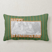 ADD YOUR PHOTO St Pats Cut Out Frame - Kiss Me Pillows