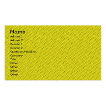 ADD YOUR PHOTO St Pats Cut Out Frame - Yellow Business Cards