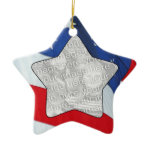 Add Your Photo Stars & Stripes Ornament