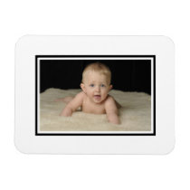Add Your Photo to this Classic Template Rectangular Magnets
