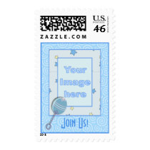 Add your picture Baby Shower Postage Stamp