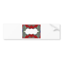 Add your text - Oriental Kiss my Lips Design Bumper Sticker