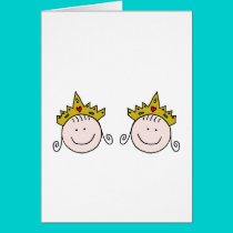 Add Your Text Twincess cards