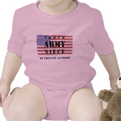 Add Your Uncle's Name Proud Army Niece Shirt
