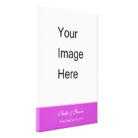 Add your wedding photo canvas print.