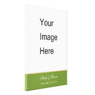 Add your wedding photo gallery wrapped canvas