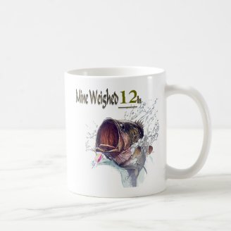 Add your weight Bass Mug by FishTs.com