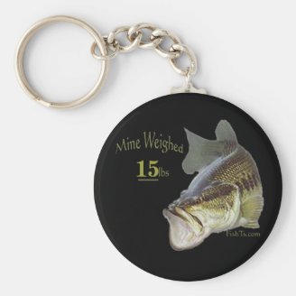 Add your weight LargeMouth by FishTs.com Keychains