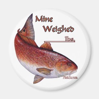 Add your weight-Redfish Fridge Magnet