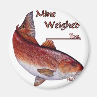 Add your weight-Redfish Fridge Magnets