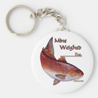 Add your weight-Redfish Key Chain