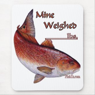 Add your weight-Redfish Mouse Mat