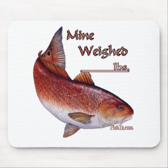 Add your weight-Redfish Mouse Pads