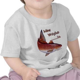 Add your weight-Redfish Tshirt