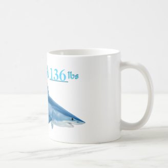 Add your weight to this Mako Shark Mug by FishTs