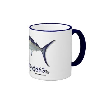 Add your weight Trophy Marlin by FishTs.com Mug