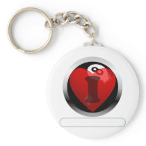 Add your words 8 ball keychains