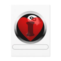 Add your words 8 ball postcards