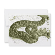 Adder (snake) invitations