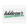 Adderson's Fresh Produce Postcards