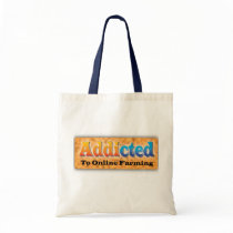 addicted-farmer tote bag
