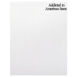 Addicted to American Samoa Custom Letterhead