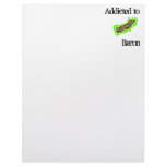 Addicted to Bacon Personalized Letterhead