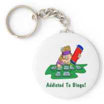 Addicted To Bingo! Key Chains