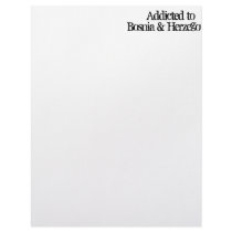 Addicted to Bosnia & Herzegovina Custom Letterhead