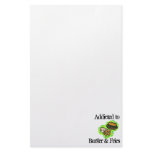 Addicted to Burger &amp; Fries Personalized Stationery