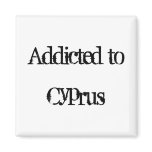 Addicted to Cyprus Refrigerator Magnets