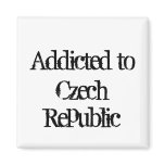 Addicted to Czech Republic Fridge Magnet