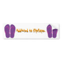 Addicted to flipflops bumper stickers by Christianphotogirl Addicted to flipflops bumper stickers