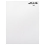 Addicted to Fun Custom Letterhead