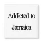 Addicted to Jamaica Fridge Magnets
