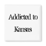 Addicted to Kansas Refrigerator Magnets