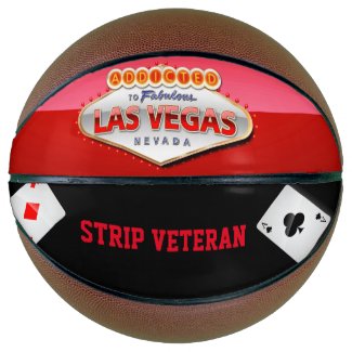 Addicted to Las Vegas, Nevada Funny Sign Basketball