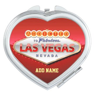 Addicted to Las Vegas, Nevada Funny Sign Vanity Mirror