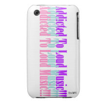 Addicted To Loud music!!! iPhone 3 Cases