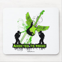 Addicted To Music mousepads