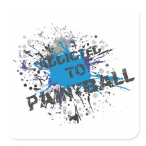 Addicted to Paintball 2 - Blue Sticker
