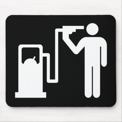 Addicted To Petrol Mousepads by wackymedia