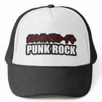 Addicted to PUNK ROCK hats by punkrocktshirts Addicted to PUNK ROCK hats