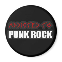 addicted to punk rock music guys girls magnets
