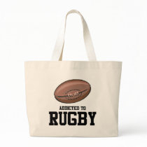 Addicted To Rugby Canvas Bags