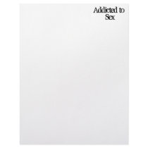 Addicted to Sex Customized Letterhead